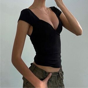 Free People Duo Corset Cami in Black